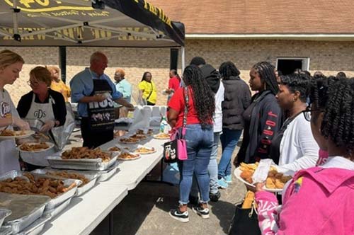 Serving Food To The Community